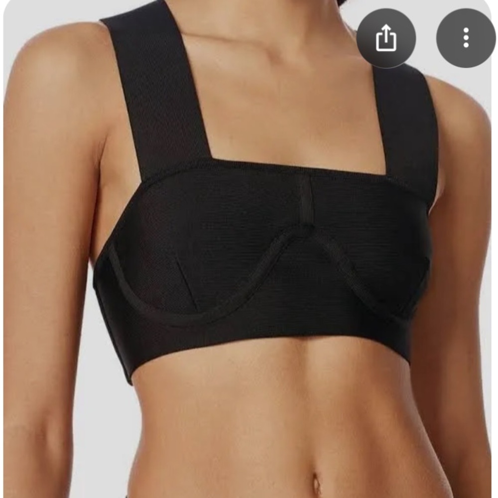 Herve by Herve Leger crop top - Picture 3 of 6